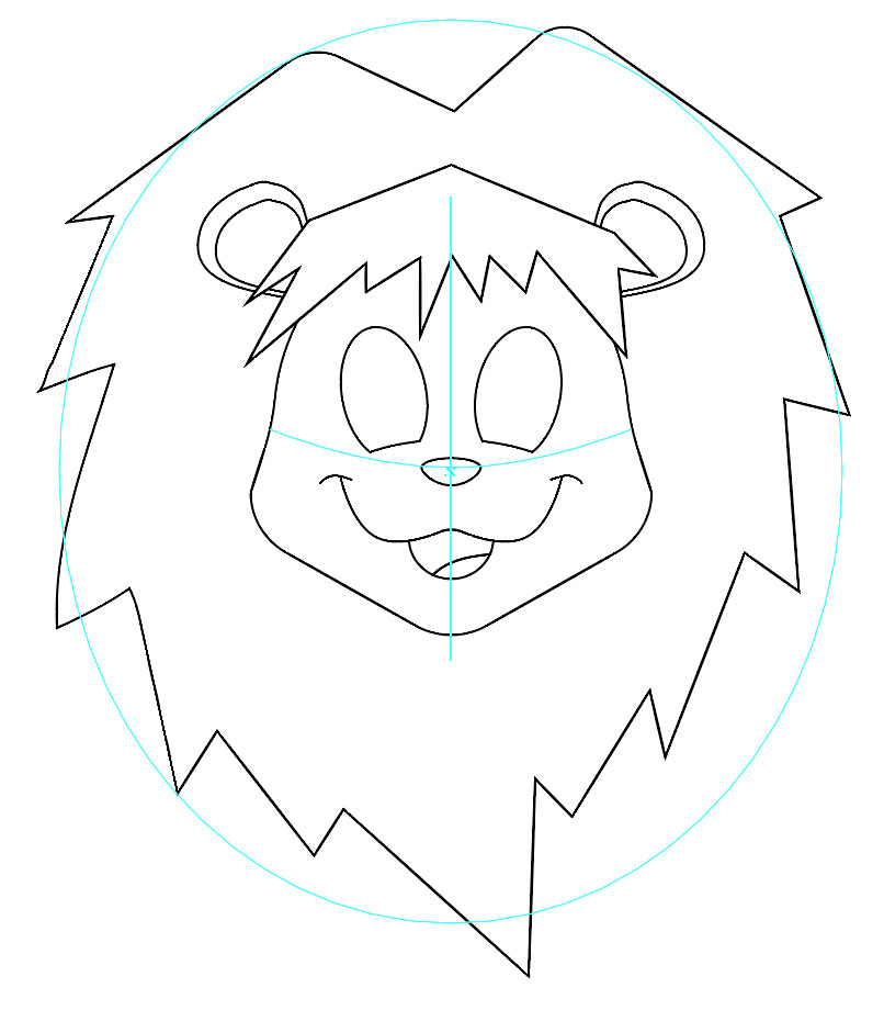 806x920 Tut Draw This Cute Lion And Sharpen Your Drawing Techniques (Part