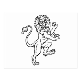 324x324 Lion Drawing Postcards