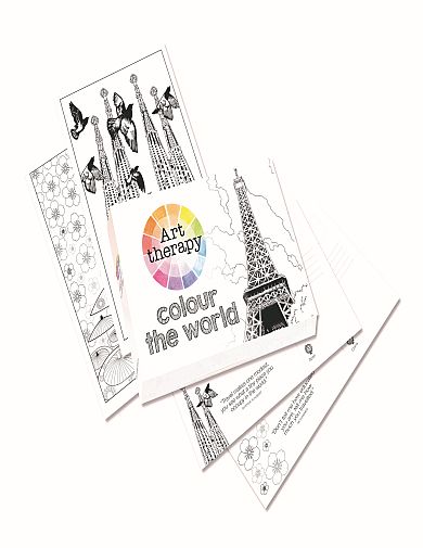390x505 Art Therapy Around The World Postcard Special