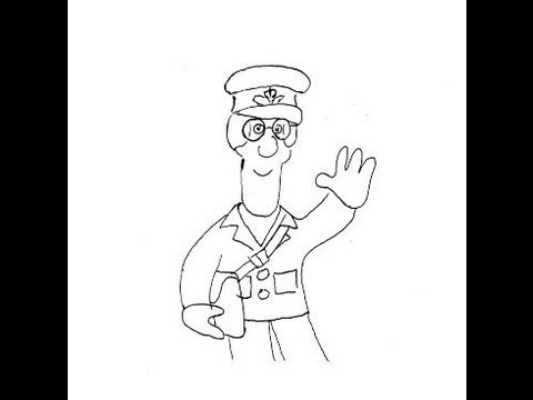 480x360 Postman Pat. How To Draw A Easy