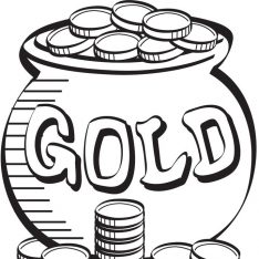 234x234 Pot Of Gold Coloring Pages