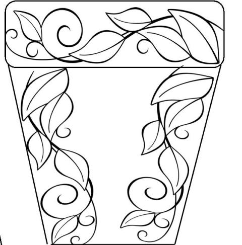 480x487 How To Draw A Flower In A Pot Pictures To Pin