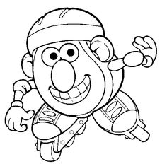 236x232 Mr Potato Head Colouring Pages Entertaining Toddler Ideas
