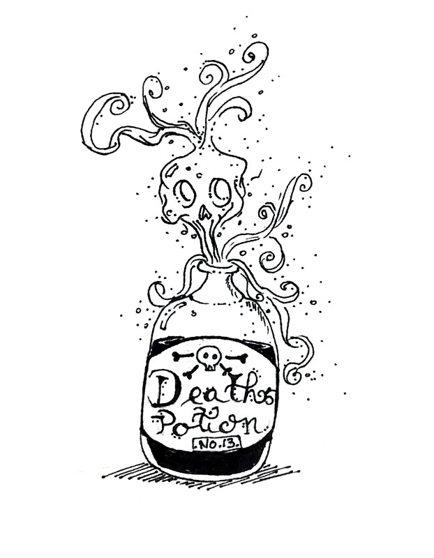 622x800 Death Potion No.13 Stickers By Enami Redbubble