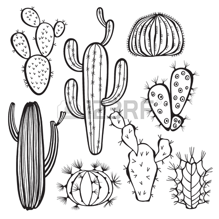 450x450 8,003 Cactus In A Pot Cliparts, Stock Vector And Royalty Free