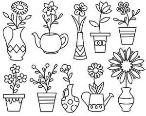 Potted Flower Drawing
