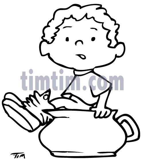 502x560 Free Drawing Of Potty Training From The Category Parents Amp Kids