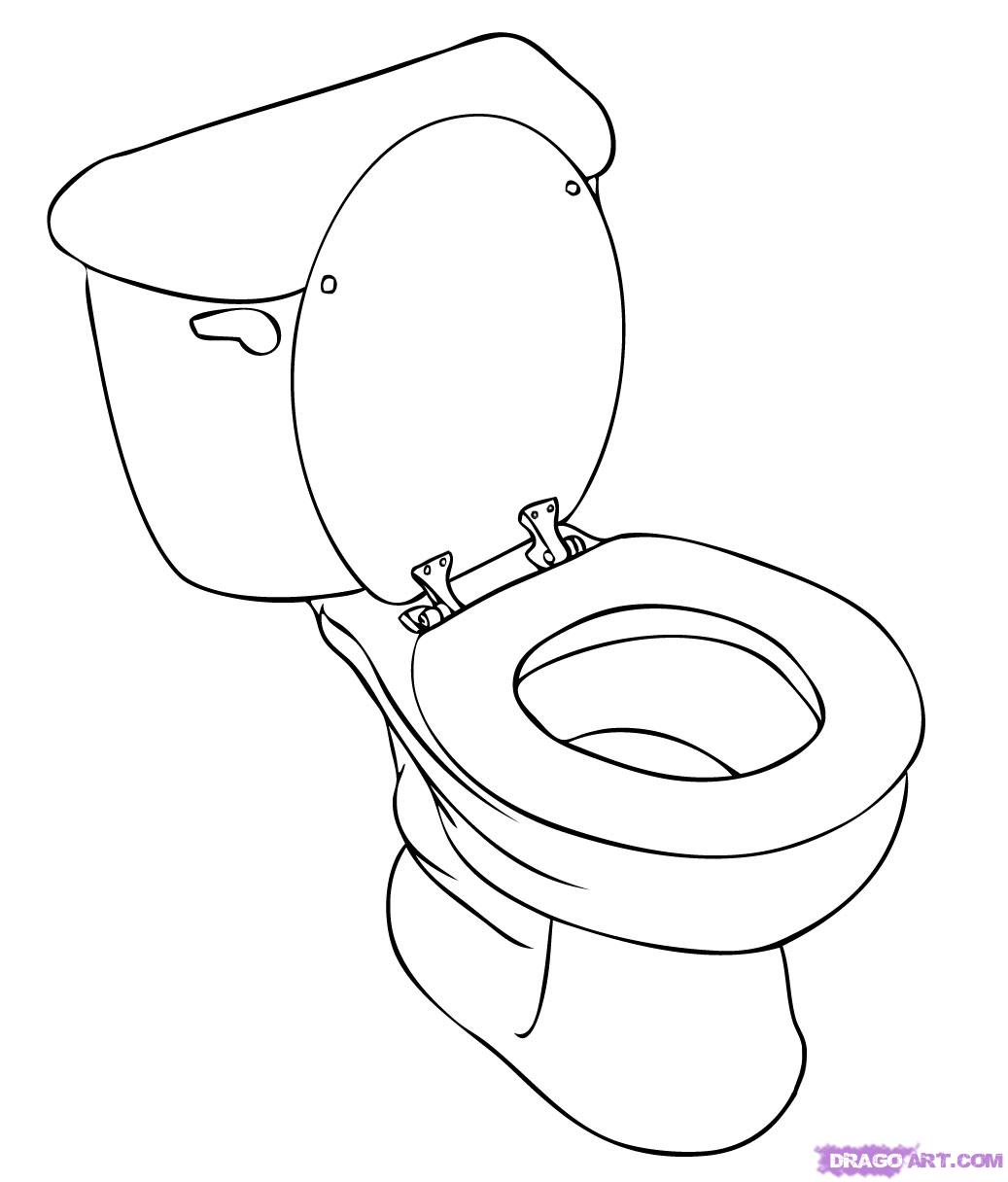 1037x1216 How To Draw A Toilet, Step By Step, Stuff, Pop Culture, Free