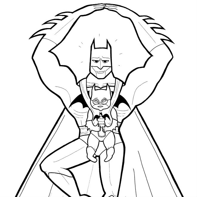 660x660 Colouring Book Shows Superheroes' Softer Side