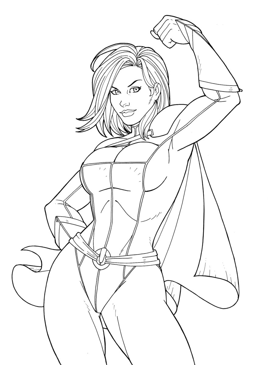 900x1200 Power Girl