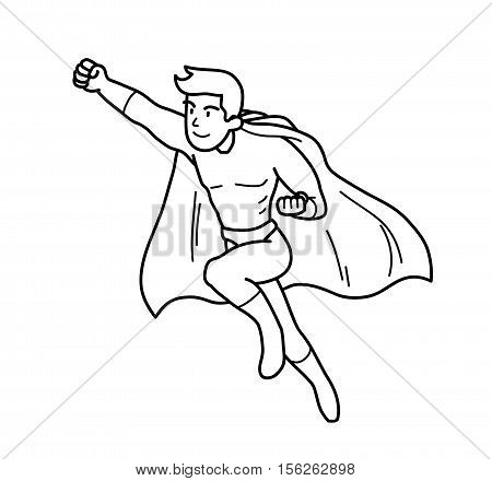 450x440 Super Hero Power Man Cartoon Vector Amp Photo Bigstock
