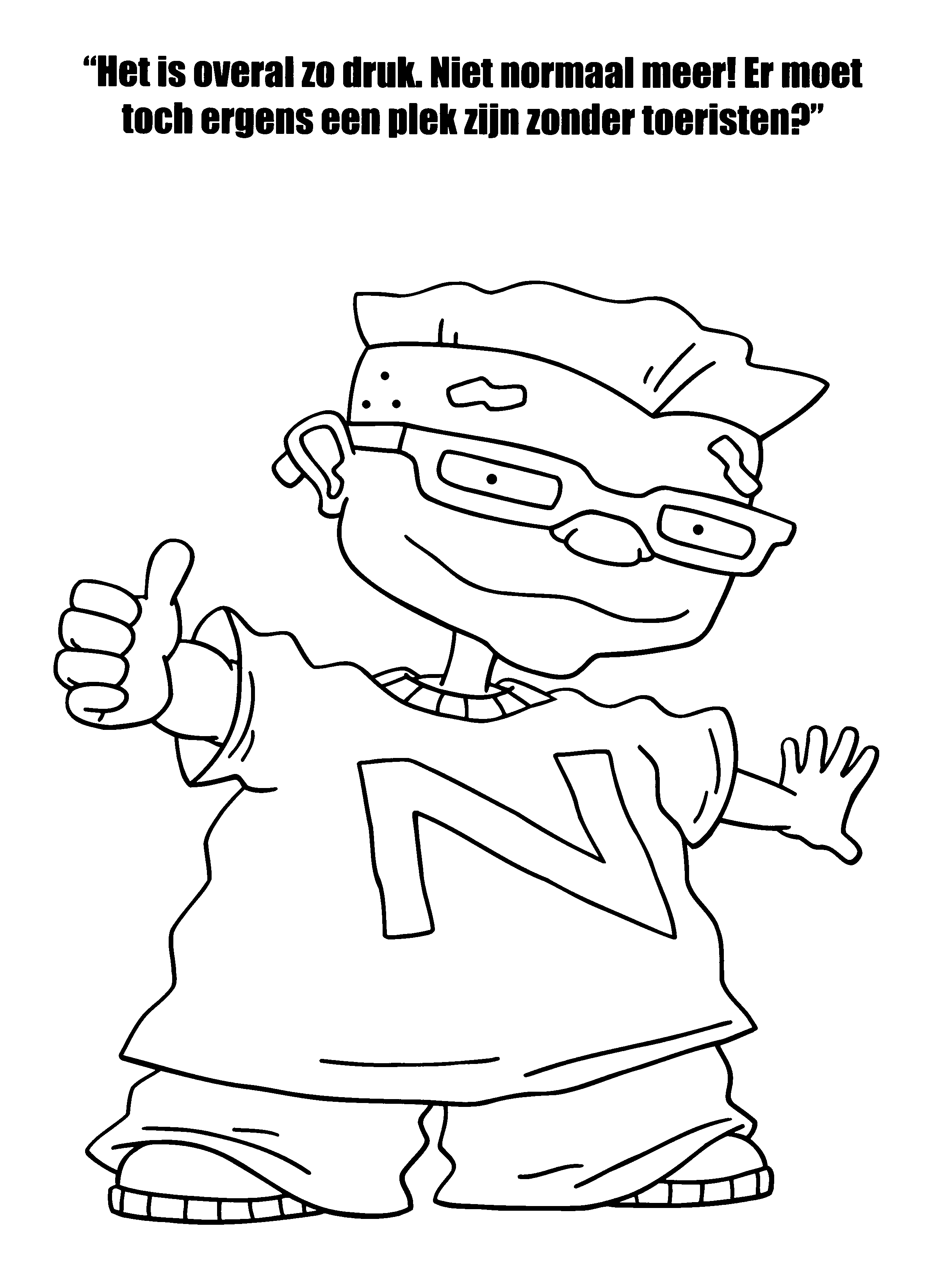 2400x3300 Coloring Page Tv Series Coloring Page Rocket Power