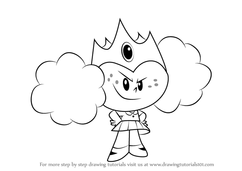 800x565 Learn How To Draw Princess Morbucks From The Powerpuff Girls (The