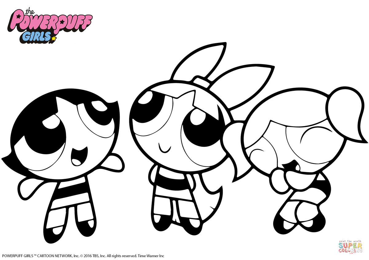 1200x848 Powerpuff Girls Coloring Page Free Printable Coloring Pages