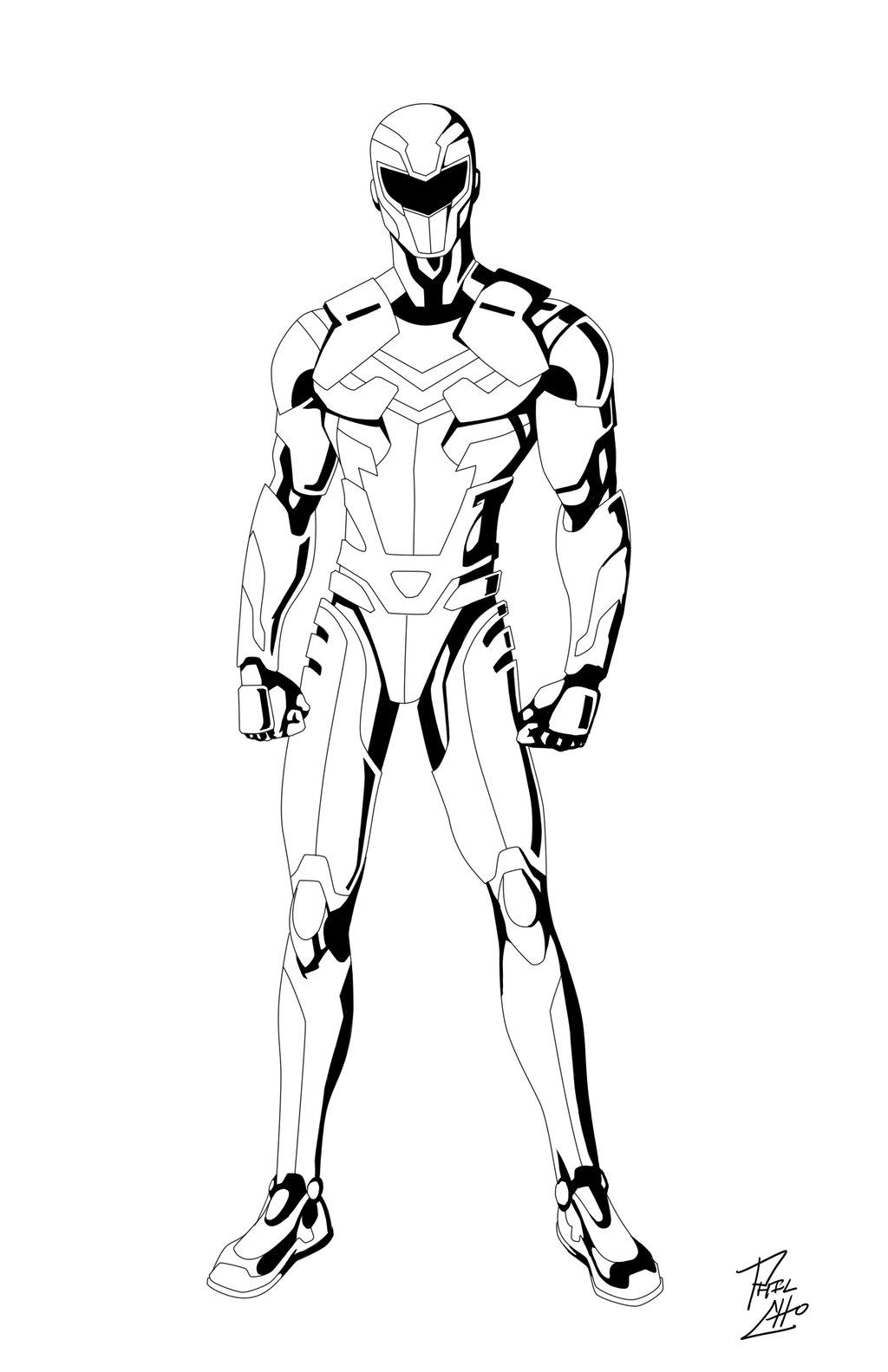 1024x1583 Power Ranger Commission By Phil Cho