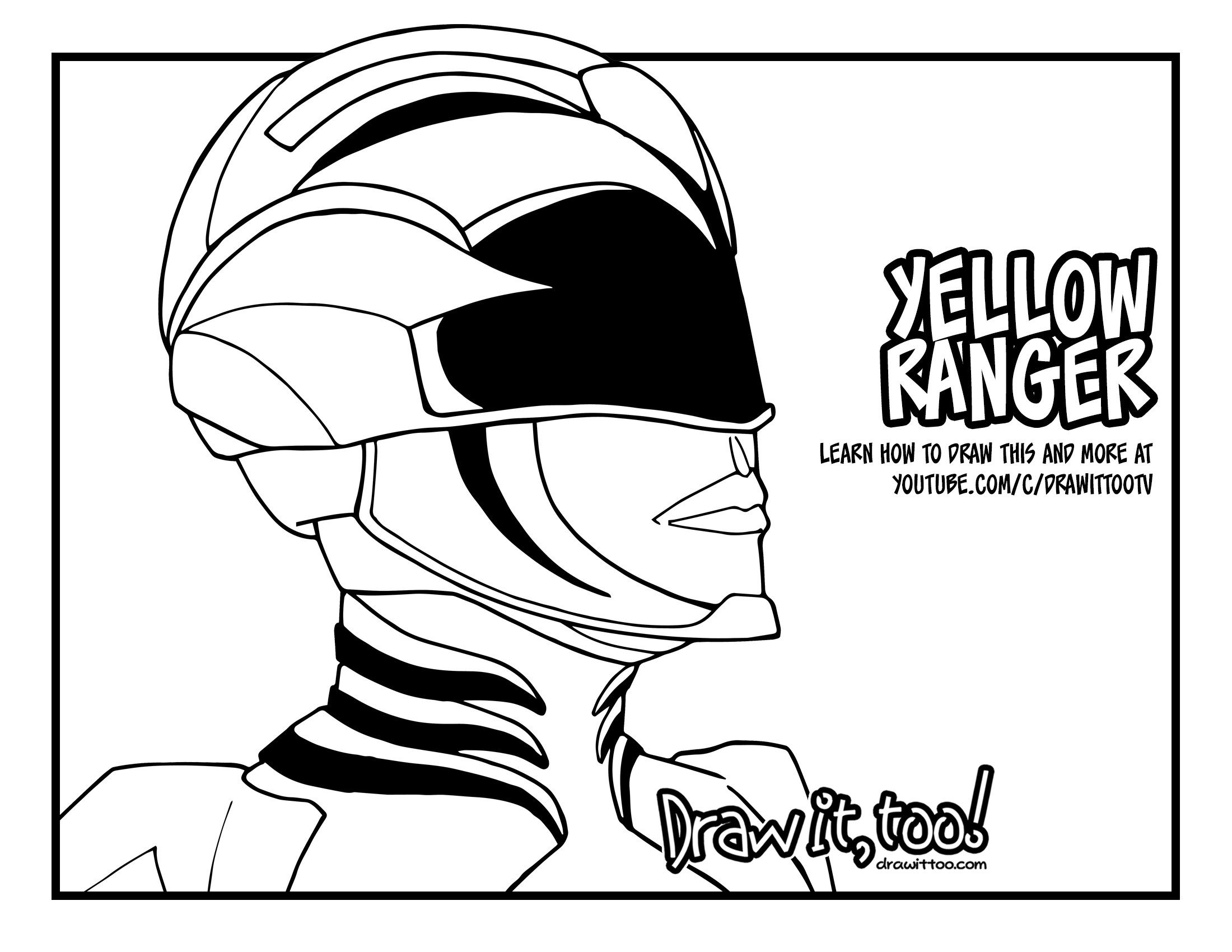 2200x1700 Yellow Ranger (Power Rangers [2017] Movie) Tutorial