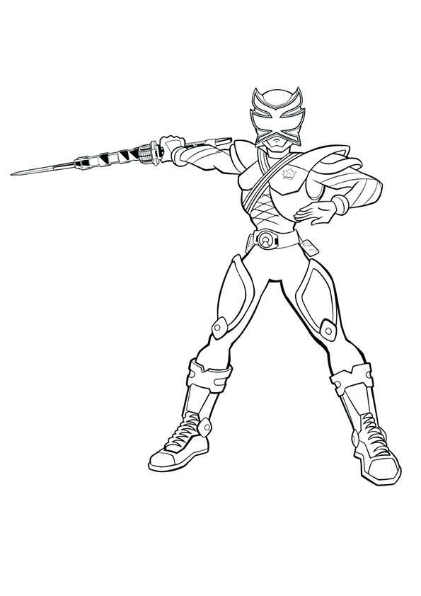 595x842 Power Rangers Samurai Coloring Pages Surprising Power Rangers