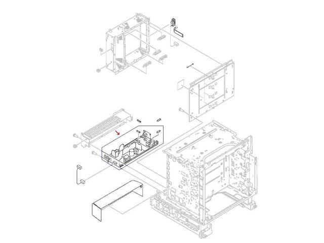 640x480 Hp Rg5 6809 080cn Power Supply Assembly