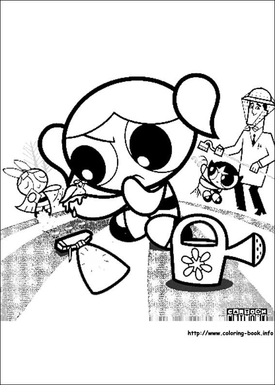 567x794 Powerpuff Girls Coloring Pages On Coloring