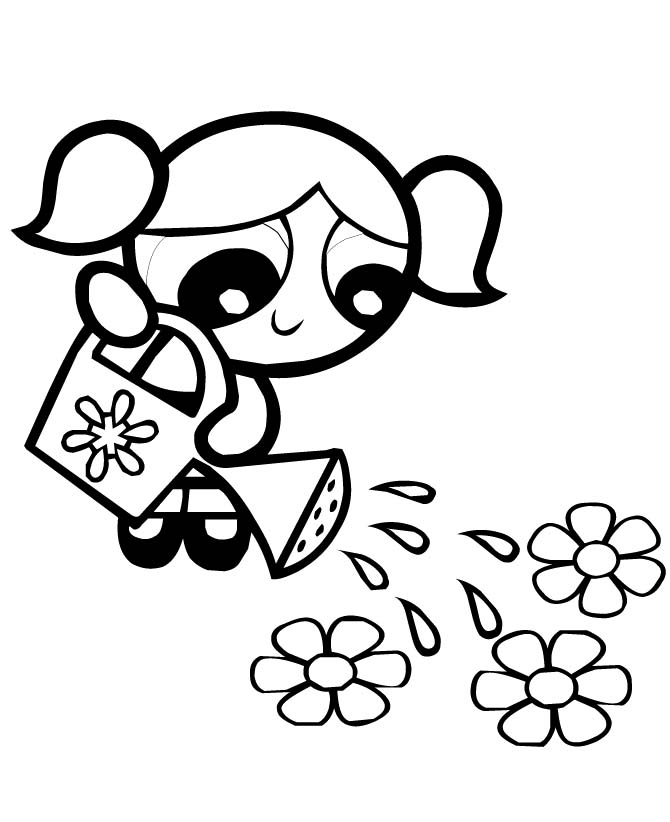 670x822 Powerpuff Girls Coloring Pages