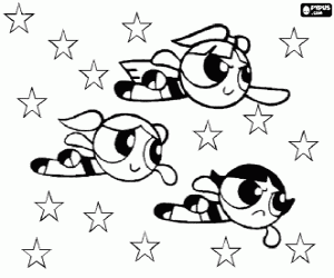 300x250 The Powerpuff Girls Coloring Pages Printable Games