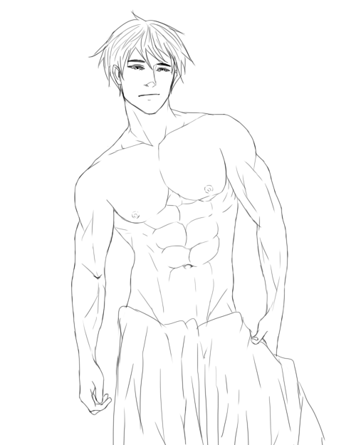 500x625 Body Drawing Practice By Tharll