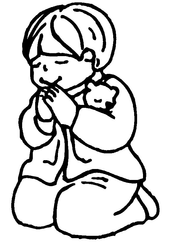 572x819 Image Of Children Praying Clipart