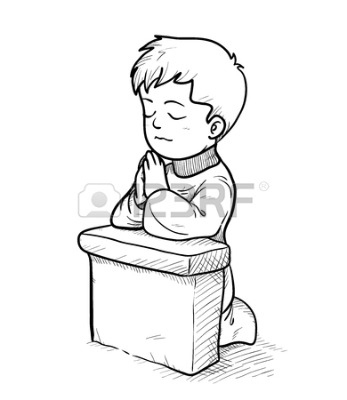 390x450 966 Child Praying Stock Vector Illustration And Royalty Free Child