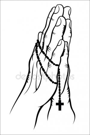 300x450 Praying Hands Stock Vectors, Royalty Free Praying Hands