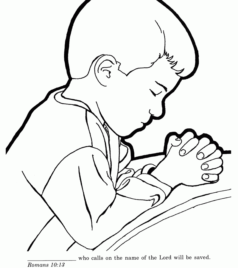799x900 Coloring Pages Kids Picture Children Praying Pag Free Page