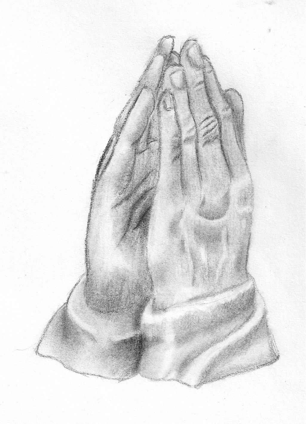 1024x1421 Praying Hands By The Real Kunata