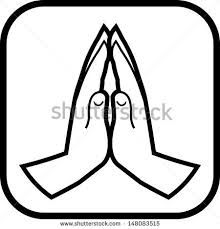 220x229 Praying Hands Vector Image Digi Stamps Line Drawings
