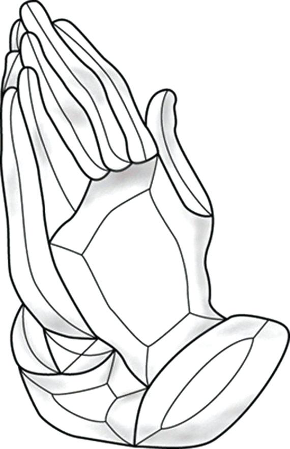 570x884 Praying Hands Coloring Page Coloring Pages Of Praying Hands