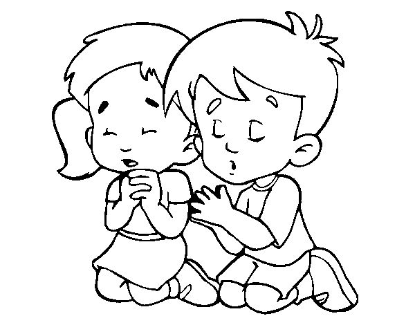 600x470 Praying Hands Coloring Pages For Kids