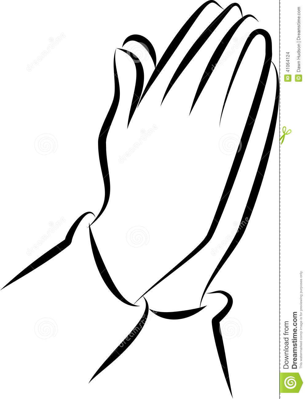 999x1300 Praying Hands Clip Art Simple Black White Line Drawing Pair