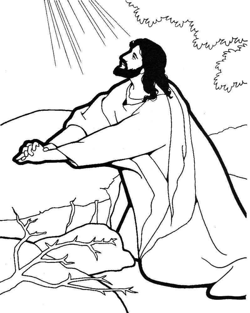 798x1000 Praying Hands Coloring Page
