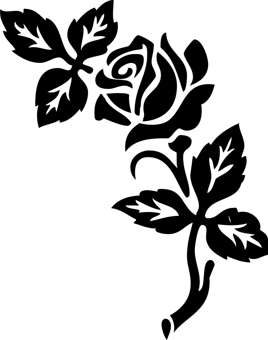 1077x1363 Praying Hands With Rosary And Roses Drawings