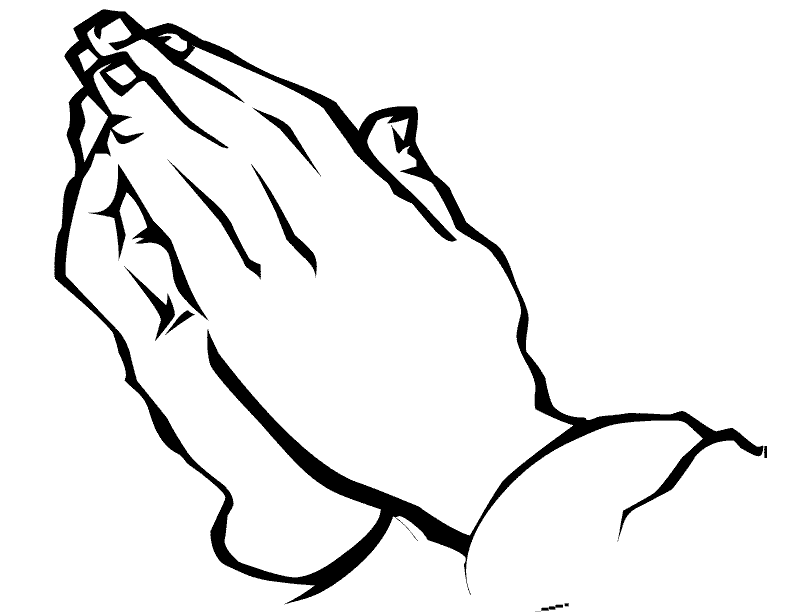 792x612 Praying Hands With Rosary Clipart Clipart 4