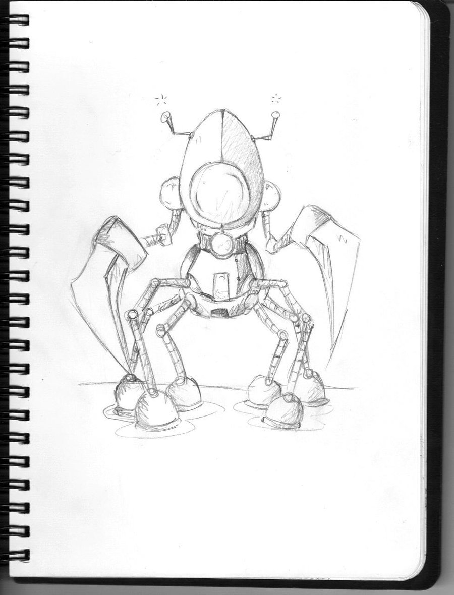 900x1180 Praying Mantis Robot By Larcyn11