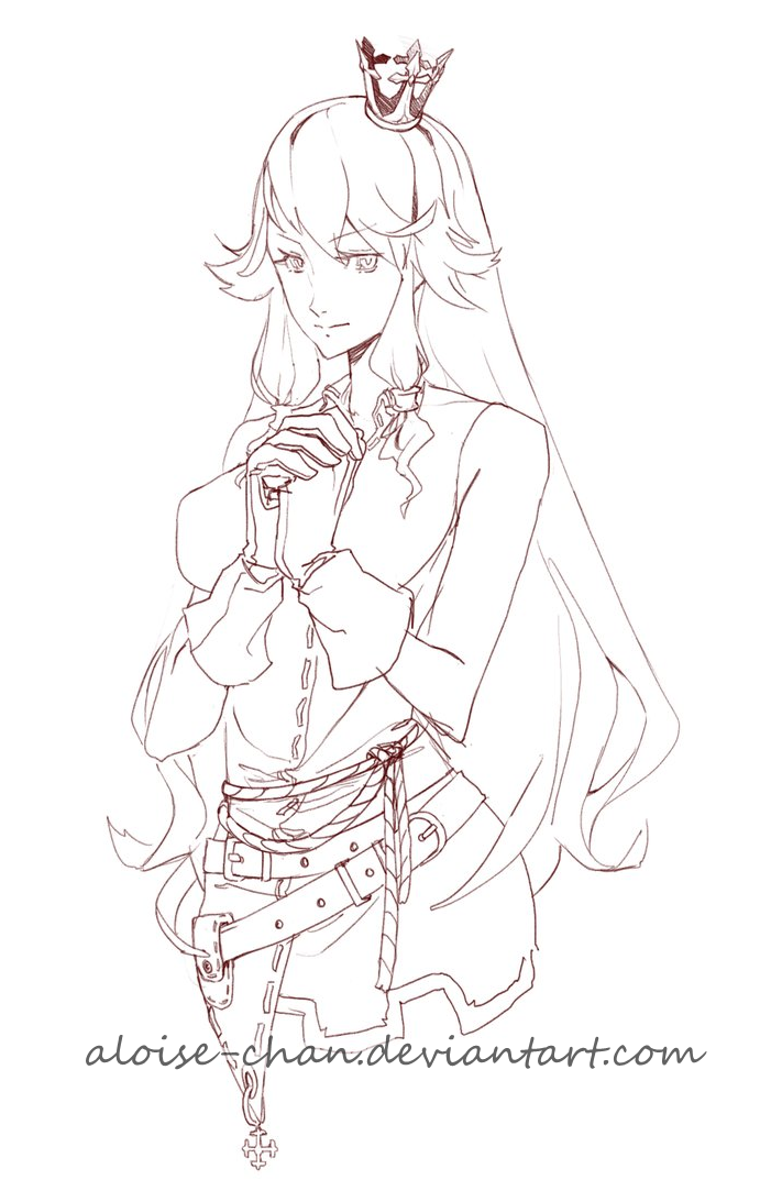 691x1093 Oc Aloise Praying By Aloise Chan