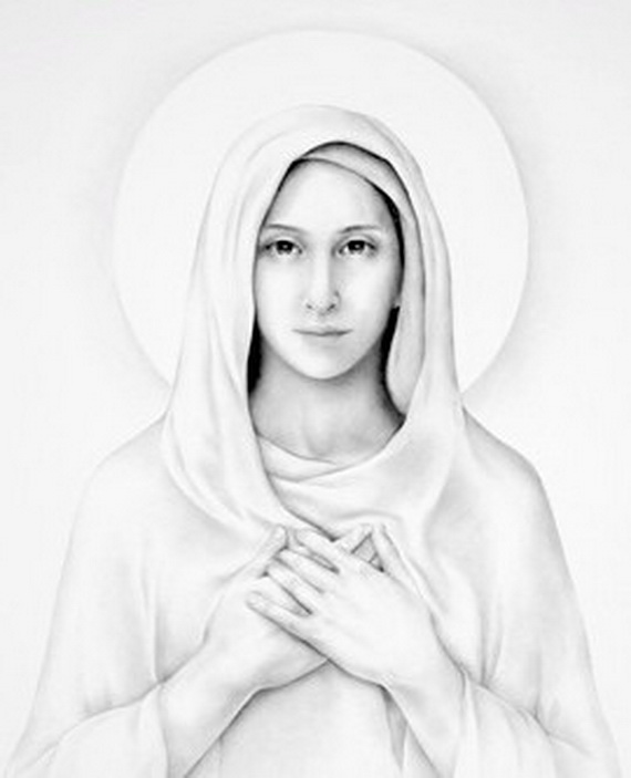 570x703 Pencil Drawing Virgin Mary Mother Of God Holy Mary Mother Of God