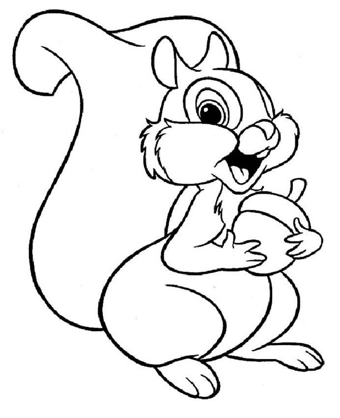 692x850 Squirrel Coloring Page Preschool To Good Draw Pict Kids Coloring