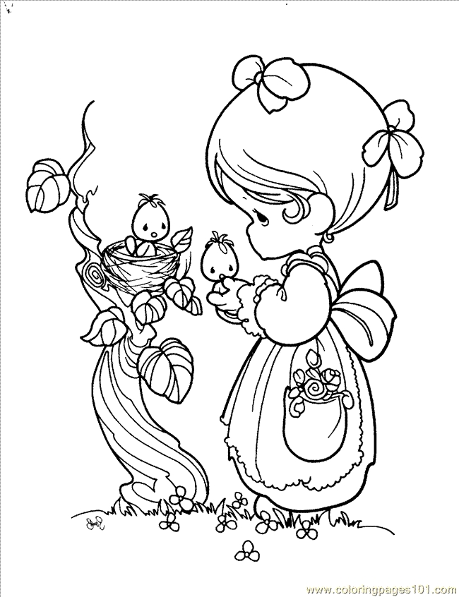 650x846 Precious Moments Coloring Page Free