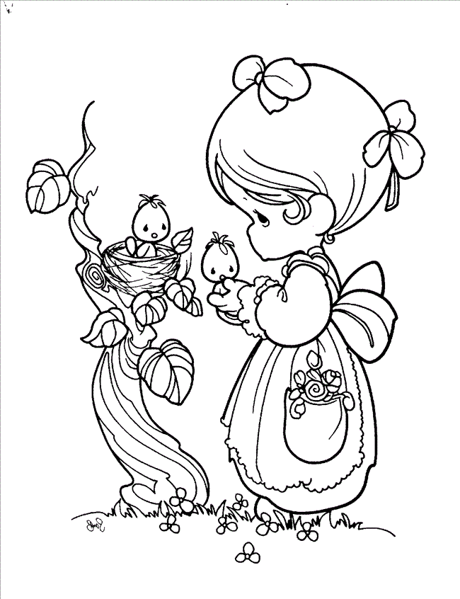 650x846 Precious Moments Coloring Pages Printable In Snazzy Draw Color