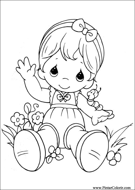 567x794 Drawings To Paint Amp Colour Precious Moments