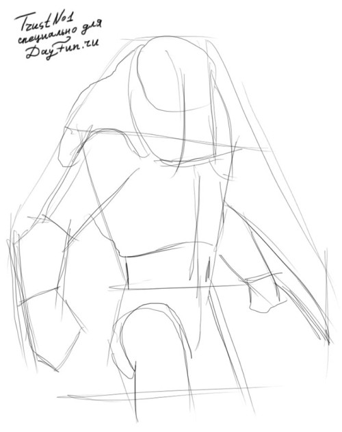 500x631 How To Draw Predator Step By Step