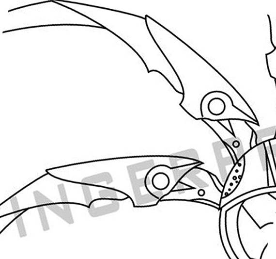 570x534 Predator Shuriken Templatepattern