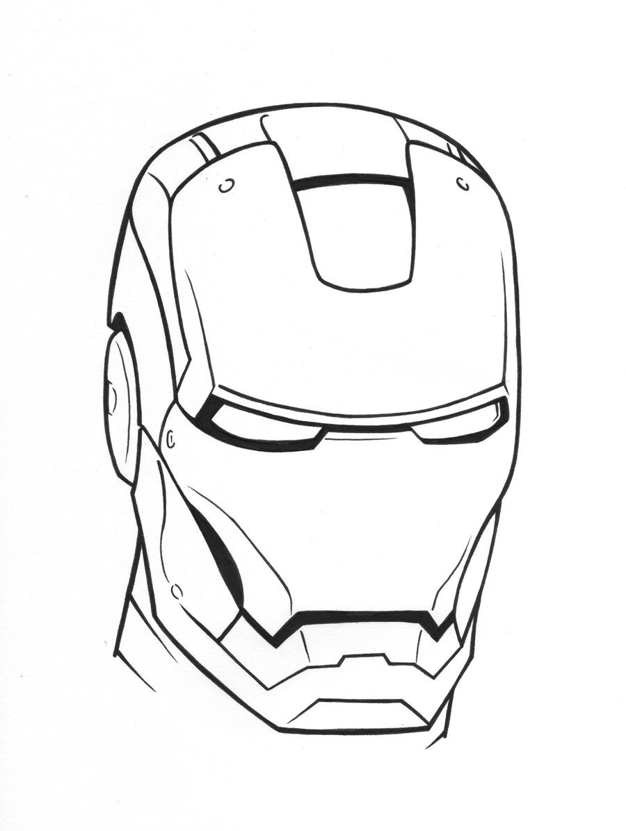 900x1196 Iron Man Mask Coloring Page Iron Man Mask Template