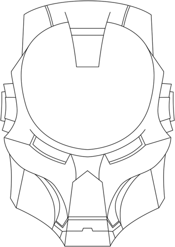 355x500 Ironman Predator Mask By V Bank