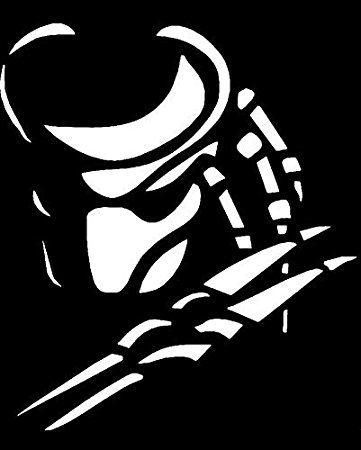 361x450 Predator Face Vinyl Decal Stickercars Trucks Vans